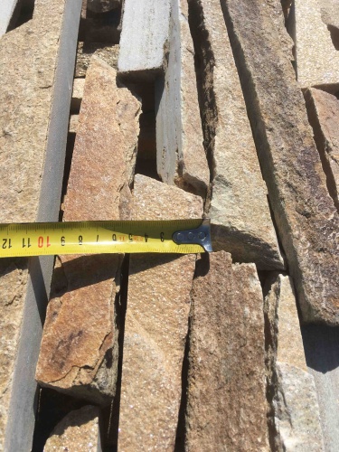 Горбушка златолит золотистый для облицовки купить в Южноуральске