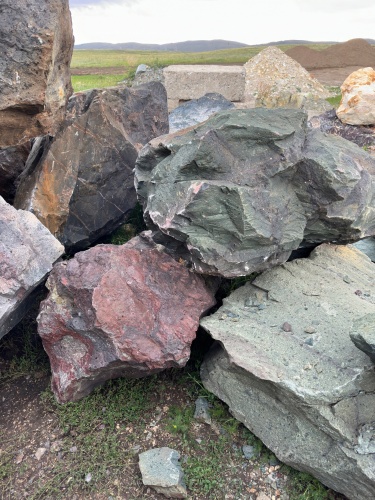 Камни для ландшафтного дизайна зелёные 10-60 килограмм купить в Южноуральске