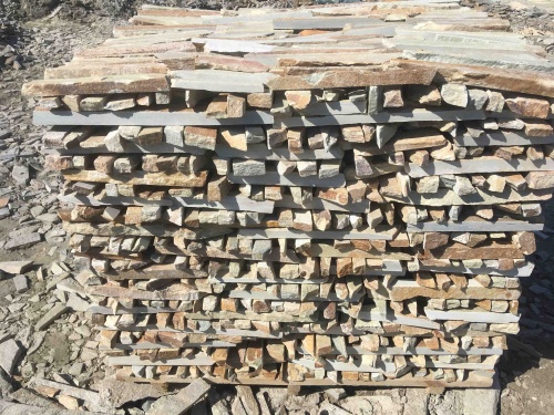 Горбушка златолит золотистый для облицовки купить в Южноуральске