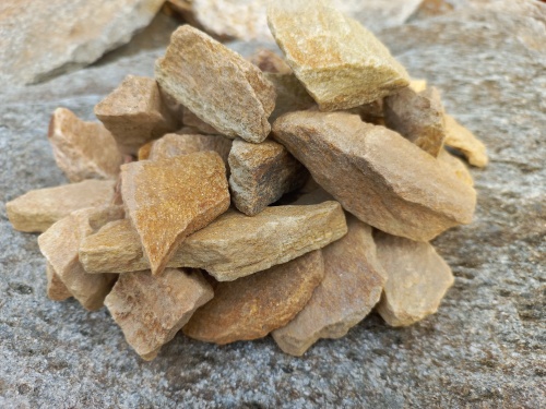 Златолит жёлтый декоративная каменная крошка купить в Южноуральске