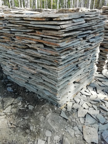 Плитняк златолит Уральский для цоколя, отмостки купить в Южноуральске